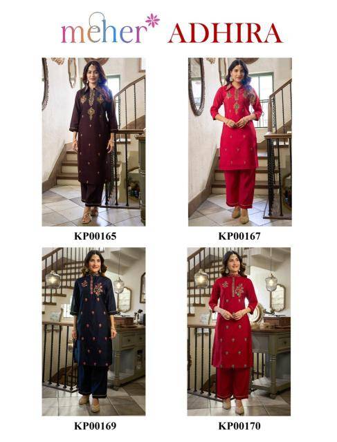 Meher adhira coord set Wholesale Kurti catalog
